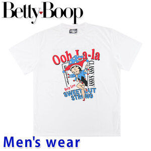 ベティ ちゃん 半袖 Tシャツ メンズ ドライ ベティー ブープ グッズ SPBT-42231B LLサイズ WH(ホワイト)