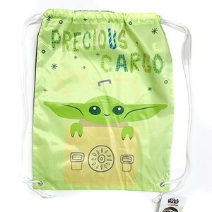 送料込 スターウォーズ ザ マンダロリアン 18インチ ナップザック (単柄) 17057a グッズ バッグ かばん STARWARS Baby Yoda Cinch Bag 18