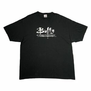 希少 90s ビンテージ Hanes ボディ Buffy The Vampire Slayer プリントTシャツ ヘインズ バフィー ヴァンパイアスレイヤー 1990年代