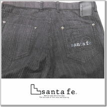 サンタフェ santa fe 変り織カラーデニムテーパードパンツ 65404-19(BLACK)-48(L) ジーパン_画像5