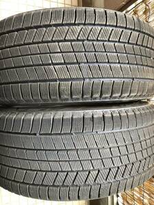 ブリヂストン最新モデル245/50R19 2本セット2021年製約8.2mmバリブリザック VRX3 中古スタッドレス レクサス LS BMW X3等225/55R19の代用に