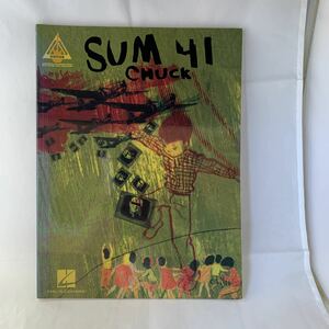 Sum 41: Chuck 洋書　ギタータブ譜　中古