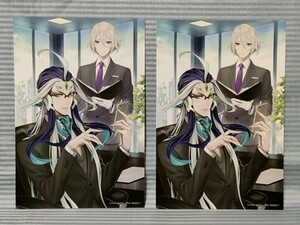 Fate/Grand Order FGO 2019ポストカード2枚set 深謀遠慮 始皇帝 蘭陵王 CBCカフェ カルデアボーイズコレクション