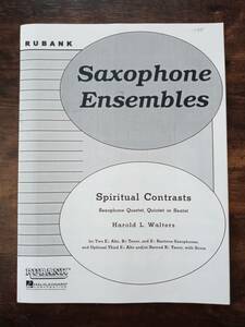  free shipping Saxo phone 4-6 -ply . musical score Halo rudo*L* Walters :spilichuaru* Contrast audition possible score * part . set sax 