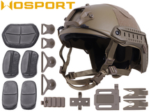 WO-HLM-005T　WoSporT FAST MHタイプ ヘルメット ハイグレードバージョン M-SIZE TAN_画像1