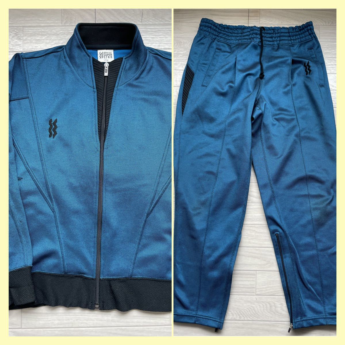 日本製 【MIZUNO】ミズノ ジャージ XL〜2XL セットアップ 上下 美品 紺