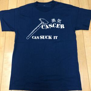 Cancer Can Suck It Ｔシャツ Minor Threat 80's NYHC Bad Brains Cro Mags Black Flag FUGAZI Madbal Saves The Day Judge sxe youth crew