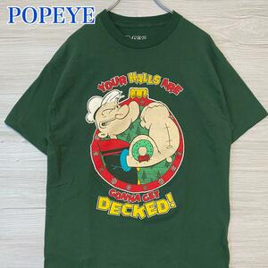 【入手困難】 POPEYE ポパイ　Tシャツ　キャラクター　一点物　アニメ　映画　ムービー　海外　輸入　ヴィンテージ　レア　半袖　おしゃれ