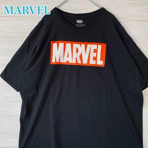 【入手困難】marvel マーベル　Tシャツ　3XLサイズ　ボックスロゴ　一点物　アニメ　映画　ムービー　海外　輸入　ヴィンテージ　レア 半袖