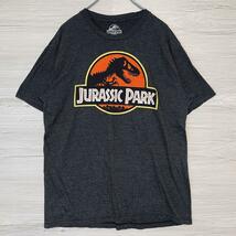【入手困難】JURASSIC PARK ジュラシックパーク　Tシャツ Lサイズ　恐竜　一点物　レア　ゆったり　アニメ　映画　ムービー　海外　輸入_画像2
