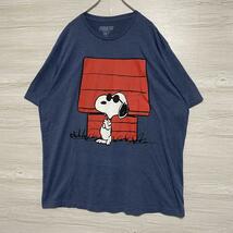 【入手困難】PEANUTS ピーナッツ　スヌーピー Tシャツ　ゆったり　キャラクター　一点物　レア　半袖　アニメ　映画　海外　輸入_画像3