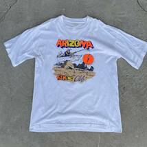 ビンテージ　90ｓ　デザイン　イラスト　ARIZONA FISHING 釣り　プリント　Ｔシャツ　シングルステッチ　230523_画像1