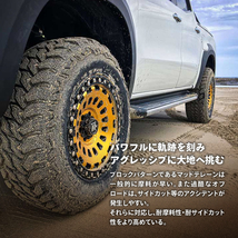 4本セット RAYS DAYTONA FDX-F6 18x8.0J 6/139.7 +20 8J B8 マシニング MONSTA MUD WARRIOR M/T 265/60R18 ハイラックス プラド_画像9