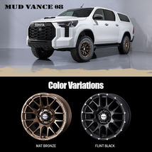 4本セット WEDS MUD VANCE08 16x6.5J 6/139.7 +38 マットブロンズ TOYO OPEN COUNTRY R/T 215/65R16 ホワイトレター ハイエース_画像3