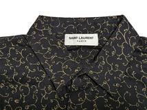 定価13.2万 新品 Saint Laurent Paris サンローラン シャツ 唐草 41サイズ 長袖 メンズ ドレスシャツ コットン Tシャツ _画像4