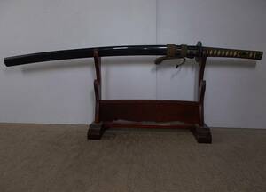[ быстрое решение иметь ] катана для иайдо маленький рисунок есть общая длина 103.5cm вес 1197g. кожа металлический гарда меча иммитация меча японский меч 