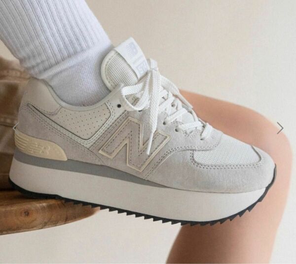 国内完売サイズ　NEW BALANCE WL574ZAA 厚底スニーカー ニューバランス