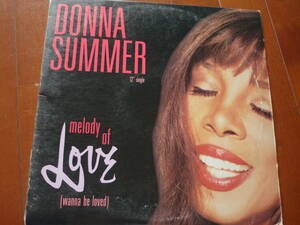 12インチ　　DONNA SUMMER / MELODY OF LOVE