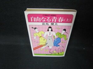 自由なる青春（上）　富島健夫　集英社文庫　日焼け強/JER