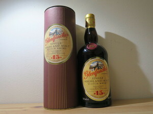 古酒 未開栓 箱付 超希少品 GLENFARCLAS グレンファークラス 15年 シングルハイランドモルト 15yo 700ml 46% オールド旧ボトル 80S 90S