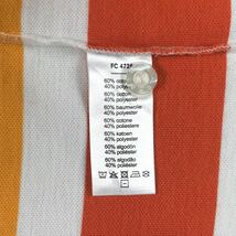 LACOSTE ラコステ 半袖ポロシャツ 4 グリーン ブルー オレンジ 朱色 ボーダー ワニ_画像5