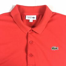 LACOSTE ラコステ 半袖ポロシャツ FR5 US M レッド ワニ_画像4