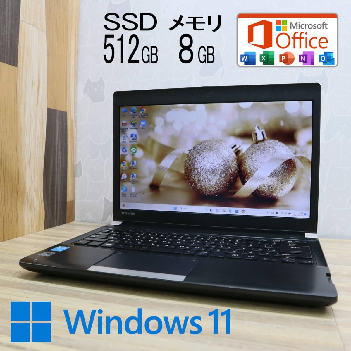 ☆美品高性能4世代i5!新品SSD256GB☆Dynabook R734M Core i5-4310M ☆美品高性能4世代i5!新品SSD256GB☆Dynabook R734M Core i5-4310M