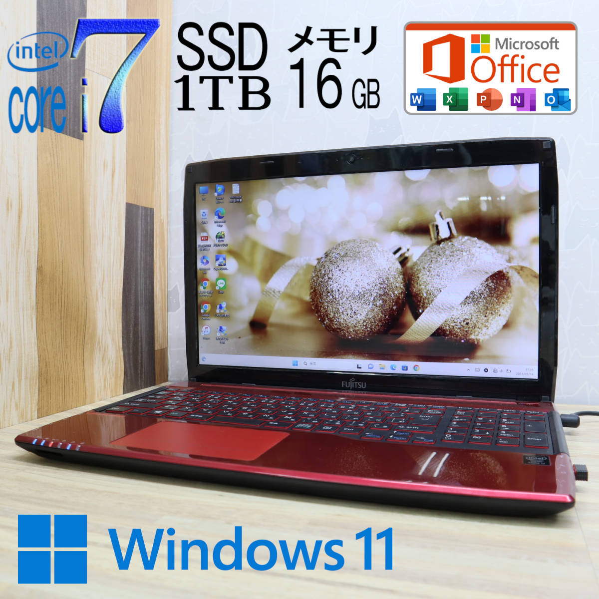 なんと！新品SSD1TB メモリ16GB☆美品最上級4コアi7！☆T552 Core i7