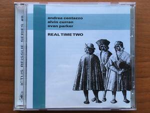 美品 Andrea Centazzo, Alvin Curran, Evan Parker REAL TIME TWO CD 廃盤 / Free Jazz, Free Improvisation, Experimental