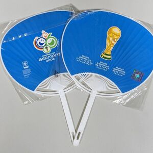 FIFAドイツワールドカップ 2006日本対戦うちわ２枚セット 未使用、未開封