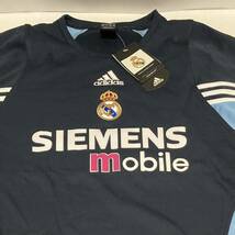 67最終レアル マドリード未使用Real Madridウェア当時物SIEMENSアディダスadidas正規品プルオーバー長袖コレクター半袖ラ リーガLaLigaタグ_画像4