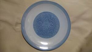 美濃焼 龍 栄山　龍の図 円直径：約 27.3cm 1枚 陶磁器 アンティーク　美品