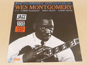 未開封 ウェス・モンゴメリー The Incredible Jazz Guitar Of Wes Montgomery 限定リマスター180g重量盤LP Percy Heath Tommy Flanagan