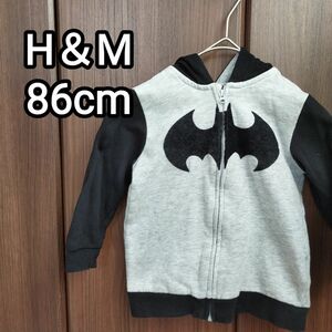 【即日発送】ジップアップパーカー◇H＆M◇86cm◇バットマン◇ハロウィン