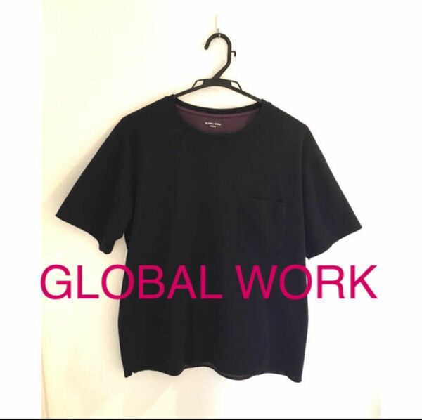 グローバルワーク　メンズ　tシャツ