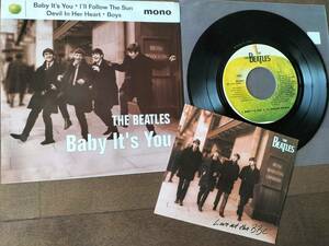 ★新品・美品！ＵＳ盤 mono THE BEATLES『Baby It’s You』Capital ４曲入り盤 BBC CD発売フライヤー付！値下！即決！