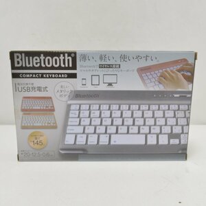 HO2 未使用品 ピーナッツクラブ bluetooth コンパクトキーボード USB充電式 ピンク ①