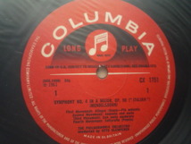 QW24 英COLUMBIA盤LP 交響曲 メンデルスゾーン/4番、シューマン/4番 クレンペラー/フィルハーモニアO_画像3