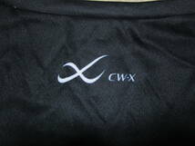 吸汗速乾!良好即決!ワコール CW-X メンズ 半袖 Tシャツ ブラック系 size M ポリエステル100%_画像5