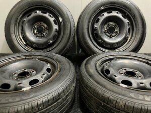 【HANKOOK OPTIMO H426 175/65R14】夏タイヤ【VW ポロ 純正スチールホイール 14インチ 6J5HPCD100+43】バリ溝　(VTK748)