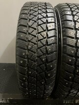 HANKOOK W404 WINTER RADIAL 175/65R14 14インチ スパイクタイヤ 4本 バリ溝 カップピン　(VTH739)_画像2