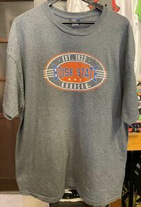 ★USA古着　英字プリント　スポーツ　Tシャツ グレー　gray MV sports XXL 大きいサイズ