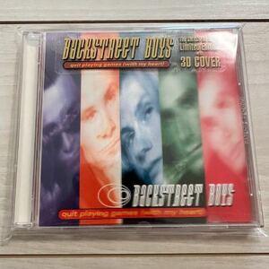 激レアCDS Backstreet Boys Quit Playing Games Limited Edition 3DCOVER