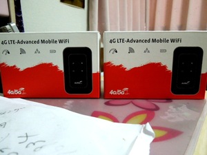 超特価！半額以下　４G LTEーAdvanced　Mobile　WiFi　新品未使用品 *納税対策、緊急放出