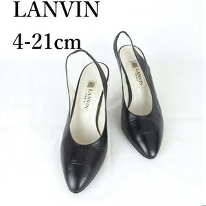 LK8914*LANVIN*ランバン*レディースパンプス*4-21cm*黒