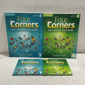 M18★Four Corners 3、4 Studend's book CD付属 CD-ROM付属★英語学習 英語教科書 英語勉強 洋書230521 