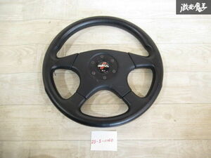 希少!! IMPUL インパル MOMO モモ製 汎用品 レザー ステアリング ハンドル ホイール 365ｍｍ TYP M35 KBA 70135 即納 棚M-3