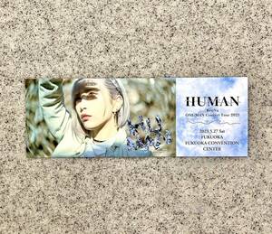 即決! ReoNa ONE-MAN Concert Tour 2023 “HUMAN” ☆ 非売品 会場限定 ピクチャーチケット風カード 福岡Ver. / レオナ
