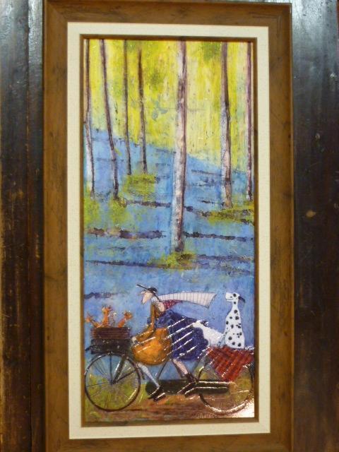 Healing paintings ★ Sam Toft Art Frame Spring [Animals & Healing Art] Resin frame, furniture, interior, Interior accessories, others