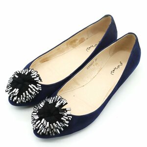 Ginza kanematsu masumi pumps flat shoes shouse мотива мотива бренда обувь Ladies 37 Size Blue Masumi